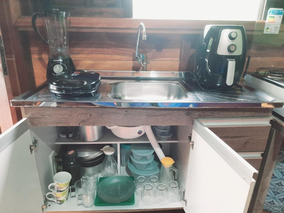 827 Chale Pe Na Areia, Completo Na Praia Do Estaleiro Em Ubatuba - 1 Dormitorio, 1 Banheiro, 1 Vaga De Garagem Dış mekan fotoğraf
