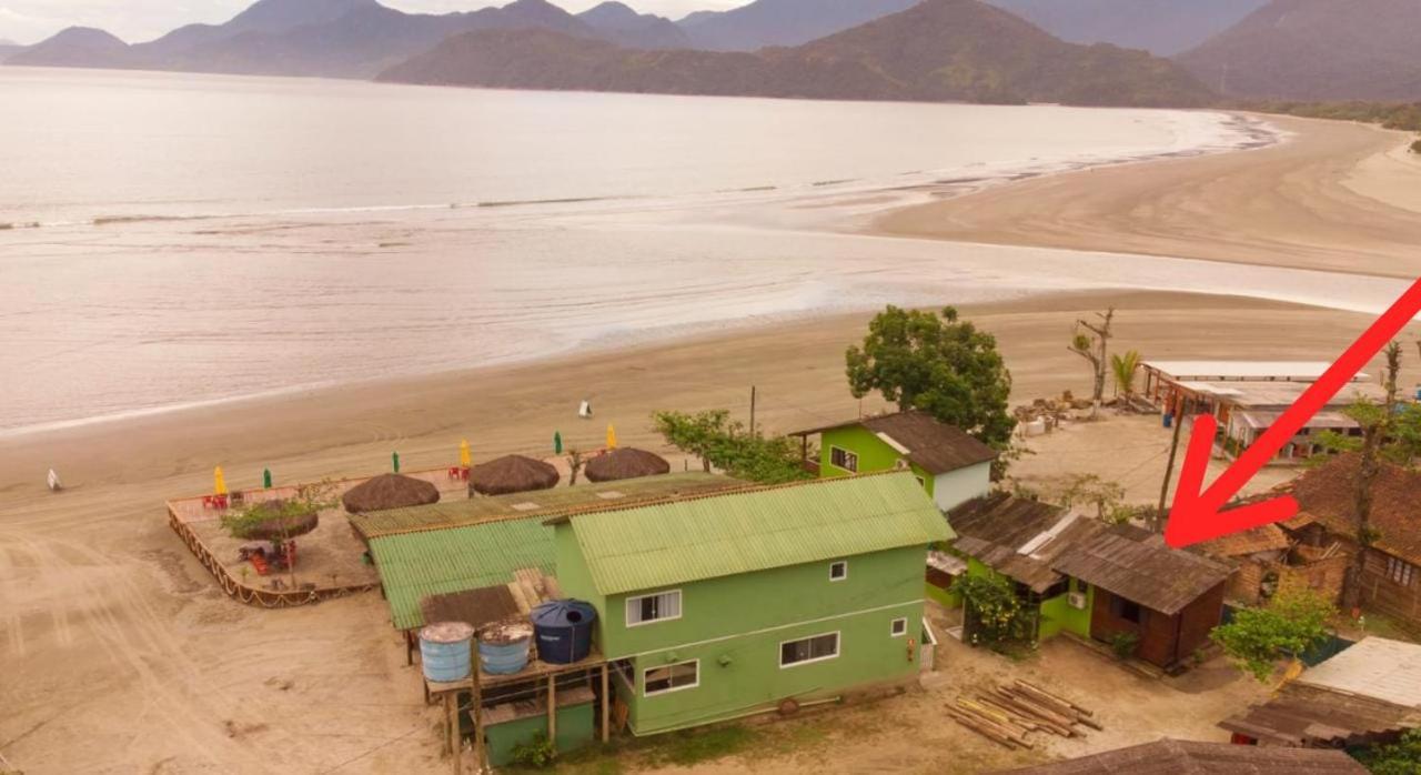 827 Chale Pe Na Areia, Completo Na Praia Do Estaleiro Em Ubatuba - 1 Dormitorio, 1 Banheiro, 1 Vaga De Garagem Dış mekan fotoğraf