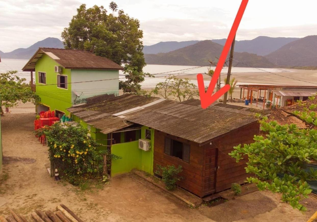 827 Chale Pe Na Areia, Completo Na Praia Do Estaleiro Em Ubatuba - 1 Dormitorio, 1 Banheiro, 1 Vaga De Garagem Dış mekan fotoğraf
